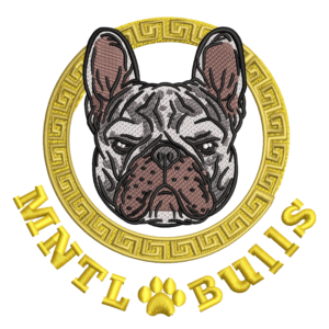 dog logo digitizing