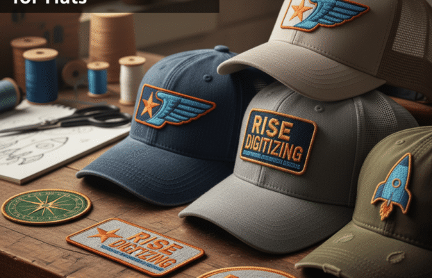 Custom Embroidered Patches for Hats in USA – A Complete Guide by RiseDigitizing
