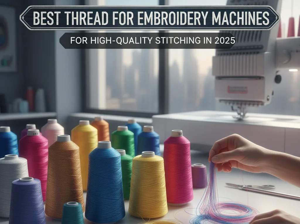 Best Thread for Embroidery Machines: For High-Quality Stitching in 2025