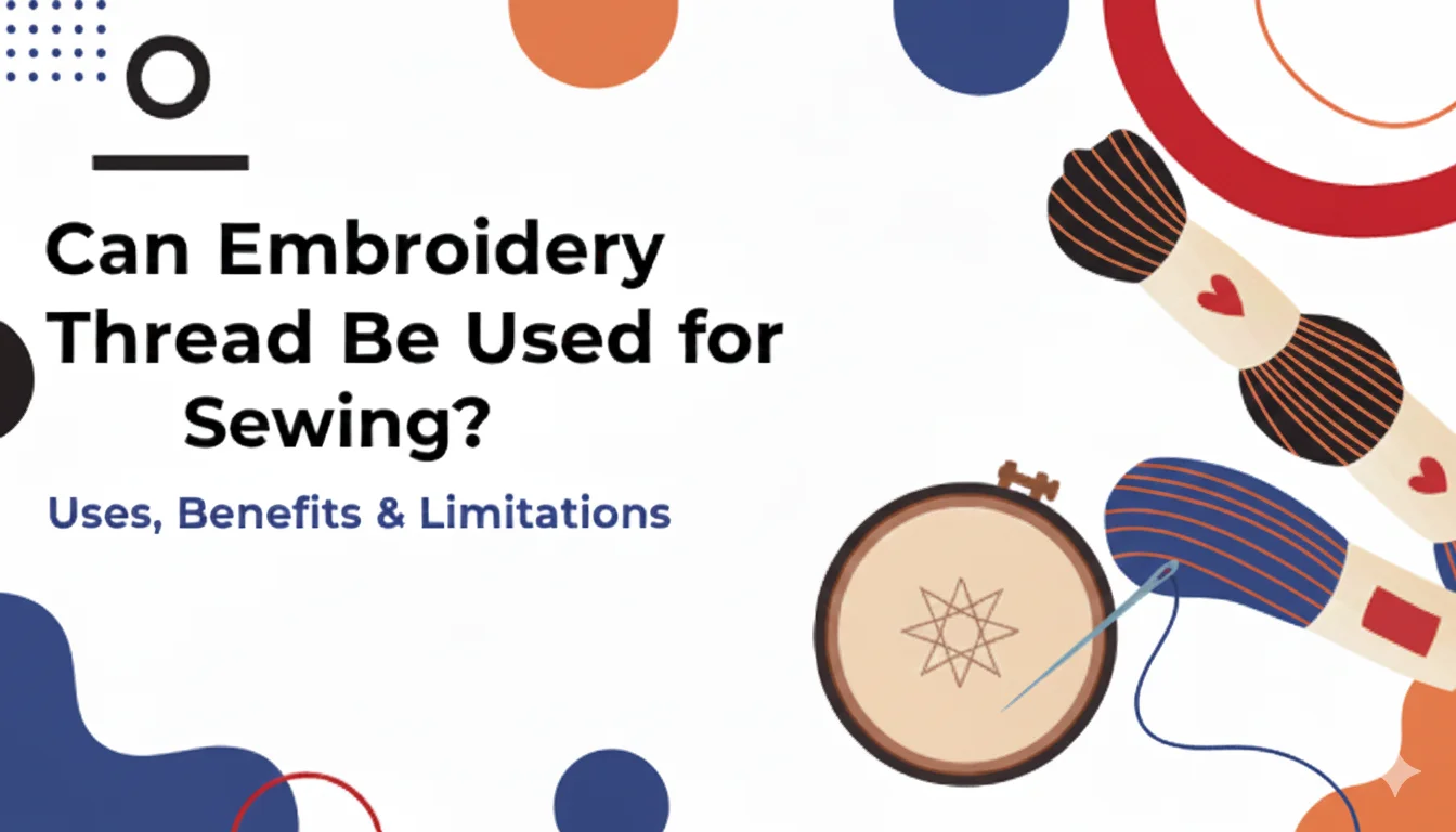 Can Embroidery Thread Be Used for Sewing? Uses, Benefits & Limitations