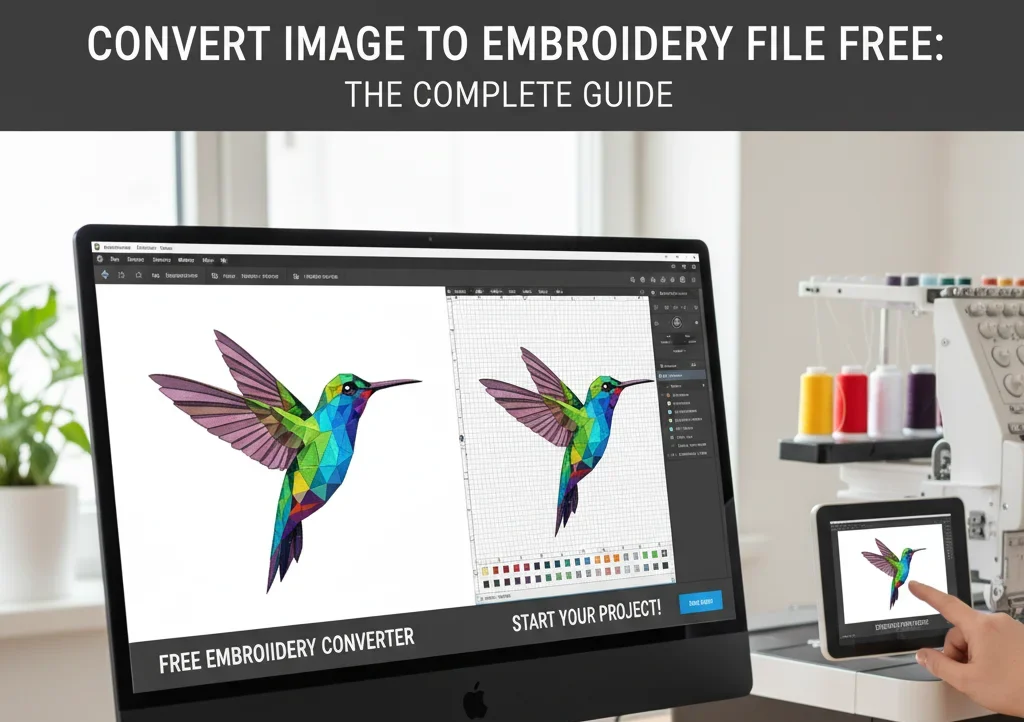 Convert Image to Embroidery File Free: Complete Guide