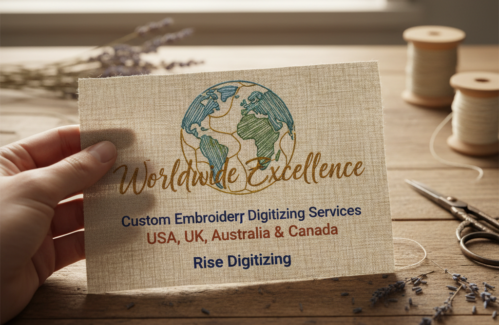 Worldwide Excellence: Custom Embroidery Digitizing Services in USA, UK, Australia & Canada