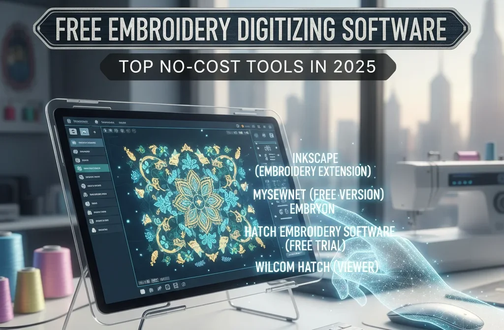 Free Embroidery Digitizing Software: Top No-Cost Tools in 2025