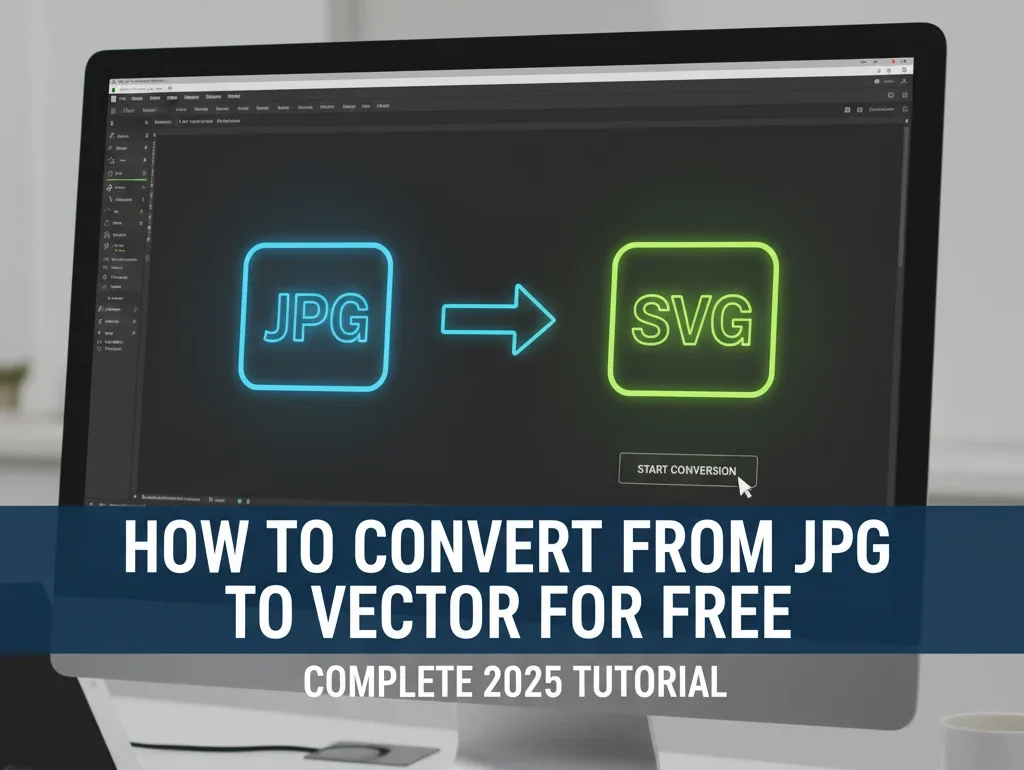 How to Convert from JPG to Vector for Free: Complete 2025 Tutorial