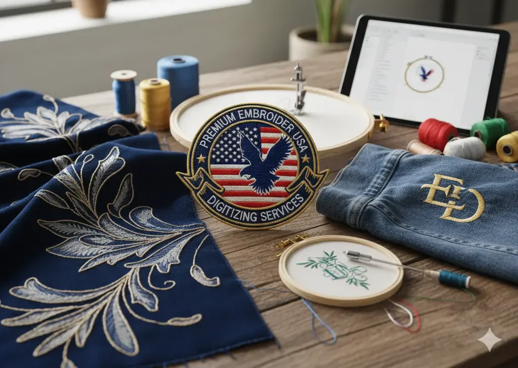 Premium Embroidery Digitizing Services in USA: Elevate Your Designs and Quality