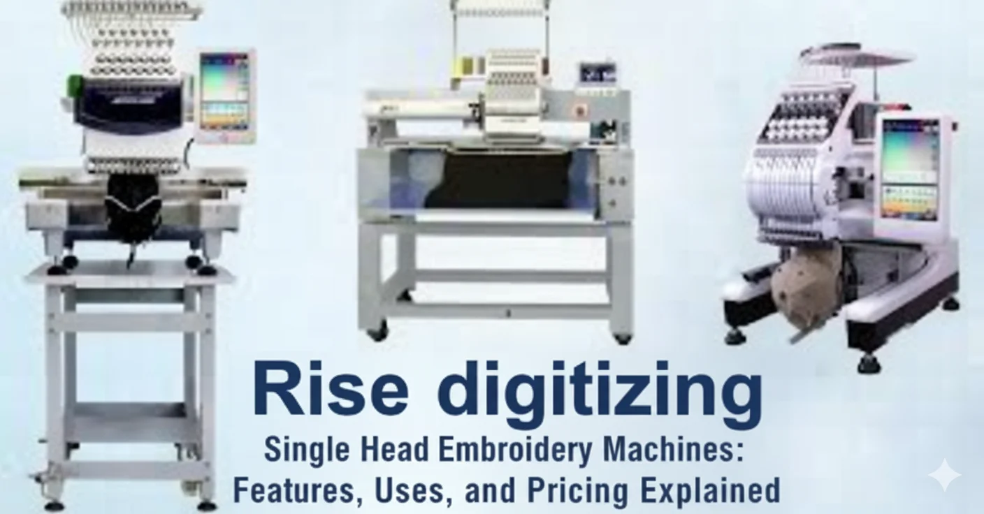 Single Head Embroidery Machines: Features, Uses, and Pricing Explained
