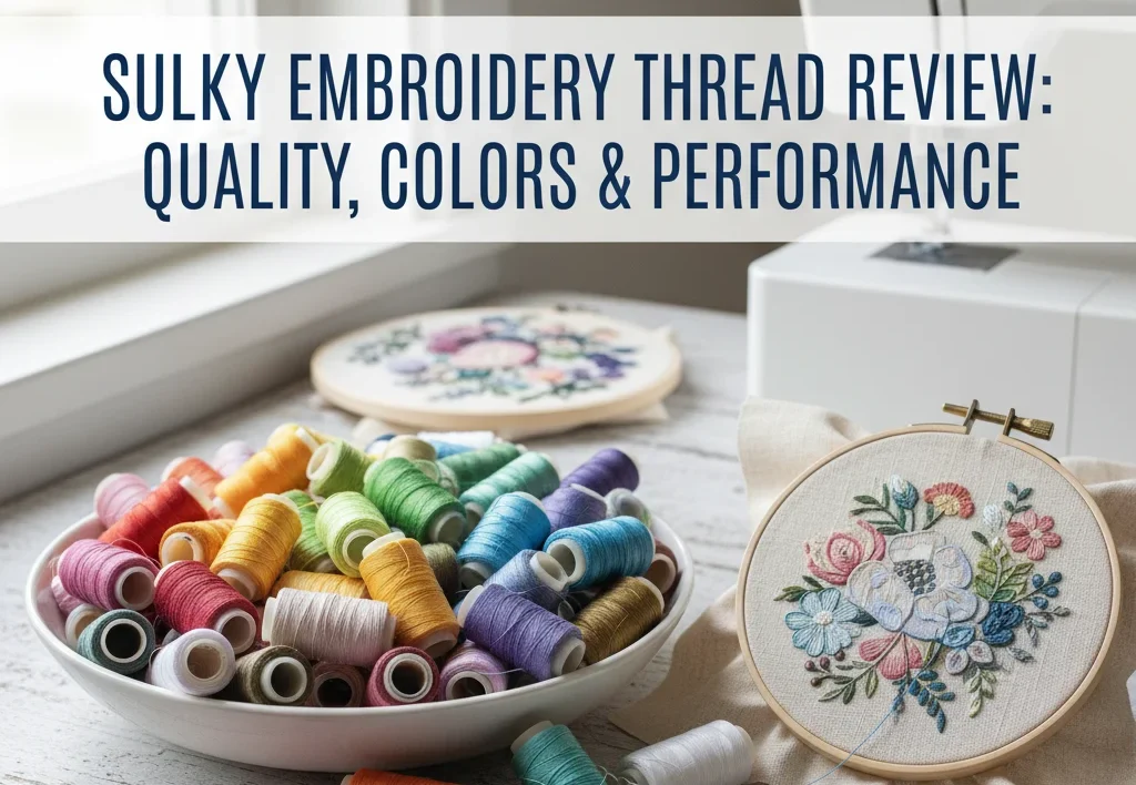 Sulky Embroidery Thread Review: Quality, Colors & Performance