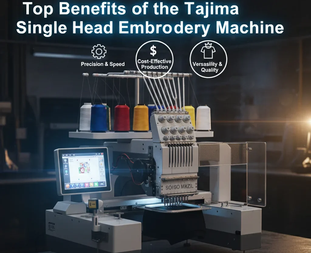 Top Benefits of the Tajima Single Head Embroidery Machine
