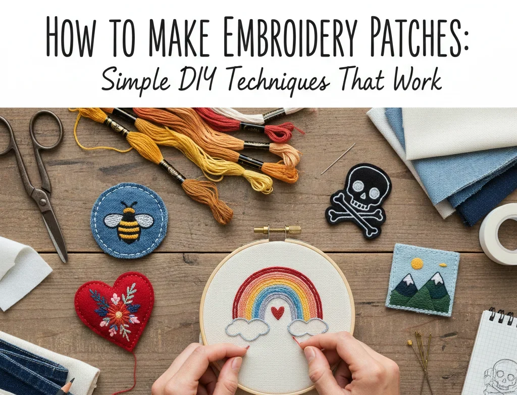 How to Make Embroidery Patches: Simple DIY Techniques That Work