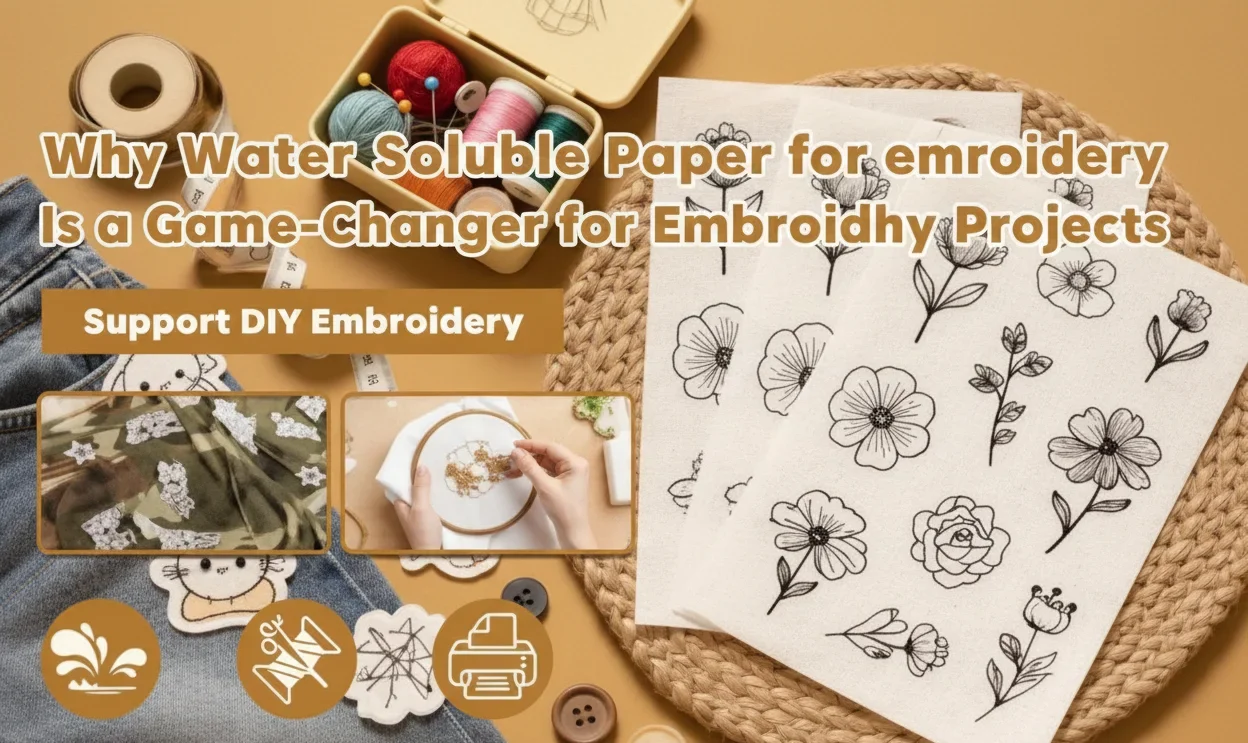 Why Water Soluble Paper for embroidery Is a Game-Changer for Embroidery Projects