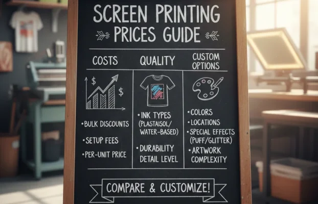 Screen Printing Prices Guide: Compare Costs, Quality & Custom Options