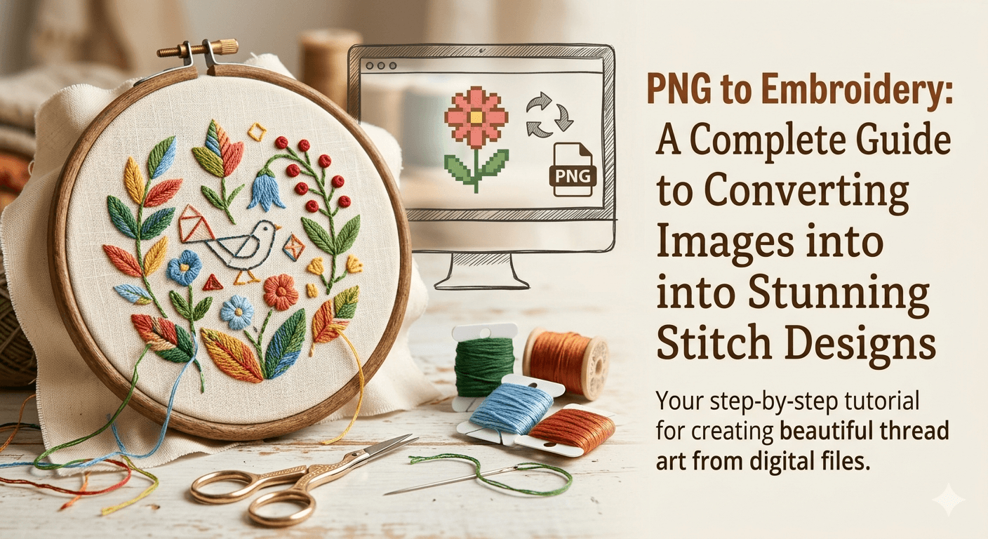 PNG to Embroidery: A Complete Guide to Converting Images into Stunning Stitch Designs