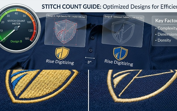 How Many Stitches Should a Logo Have? (Embroidery Stitch Count Guide)