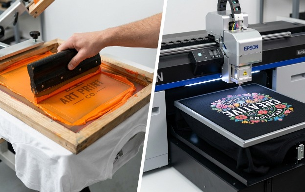 Screen Printing vs DTG Printing: Which Is Better for Bulk Orders?