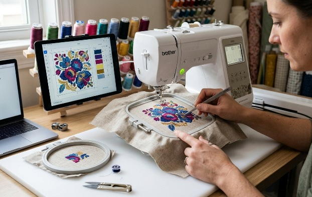 How to Digitize Complex Patterns in 4×4 Hoop Machine Embroidery