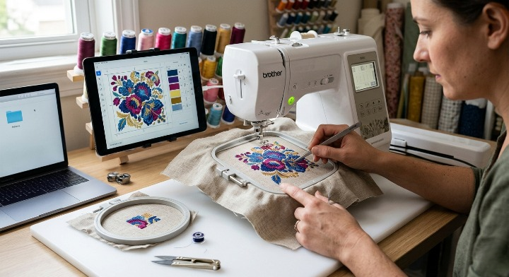 How to Digitize Complex Patterns in 4×4 Hoop Machine Embroidery