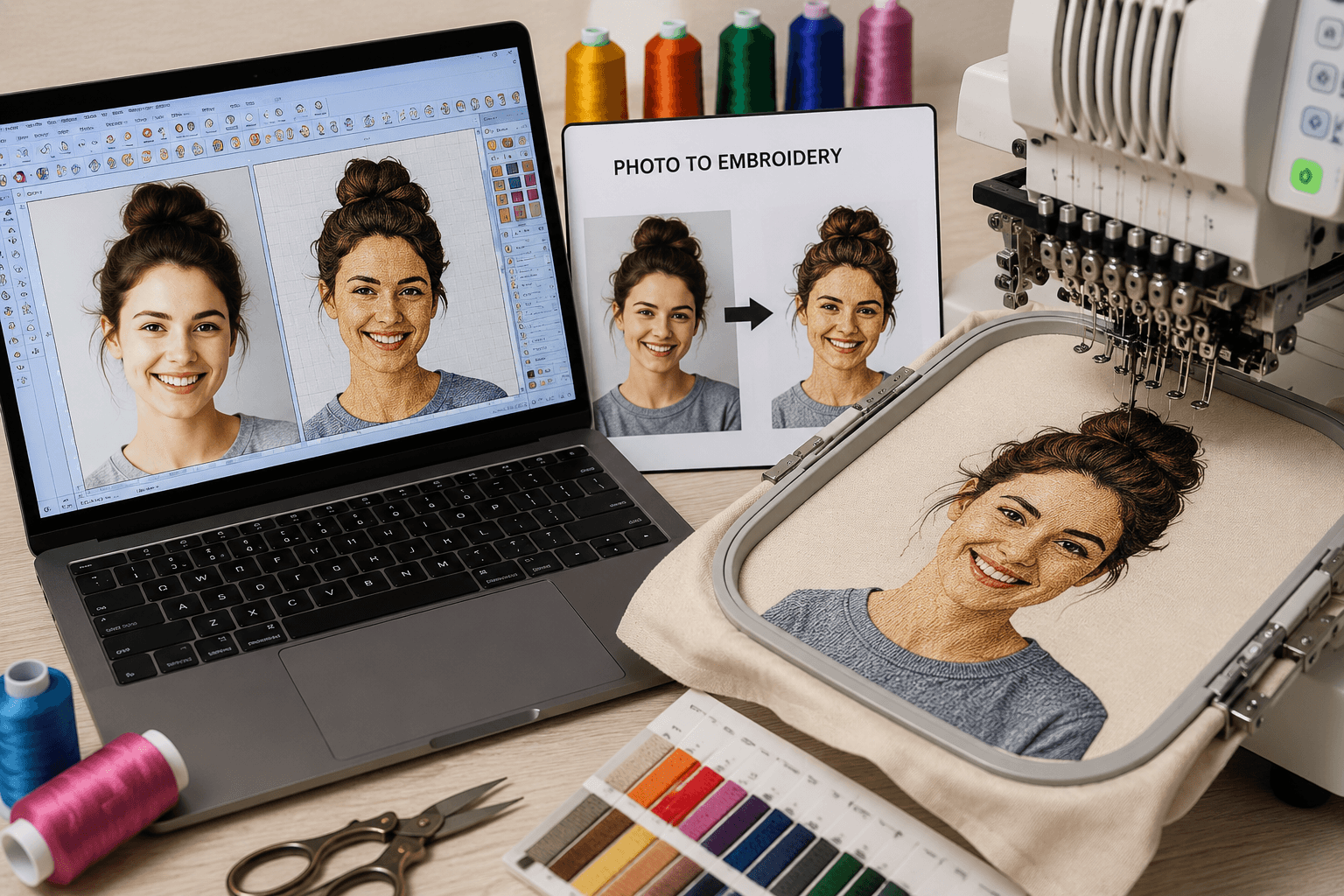 How to Digitize a Picture for Embroidery