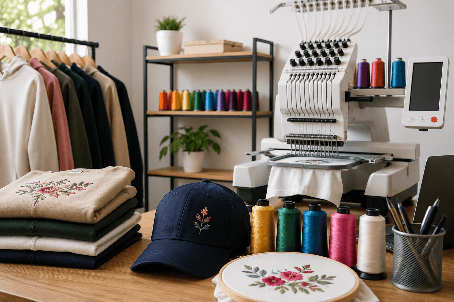 How to Start an Embroidery Business in 2026: Costs, Equipment & Digitizing Basics